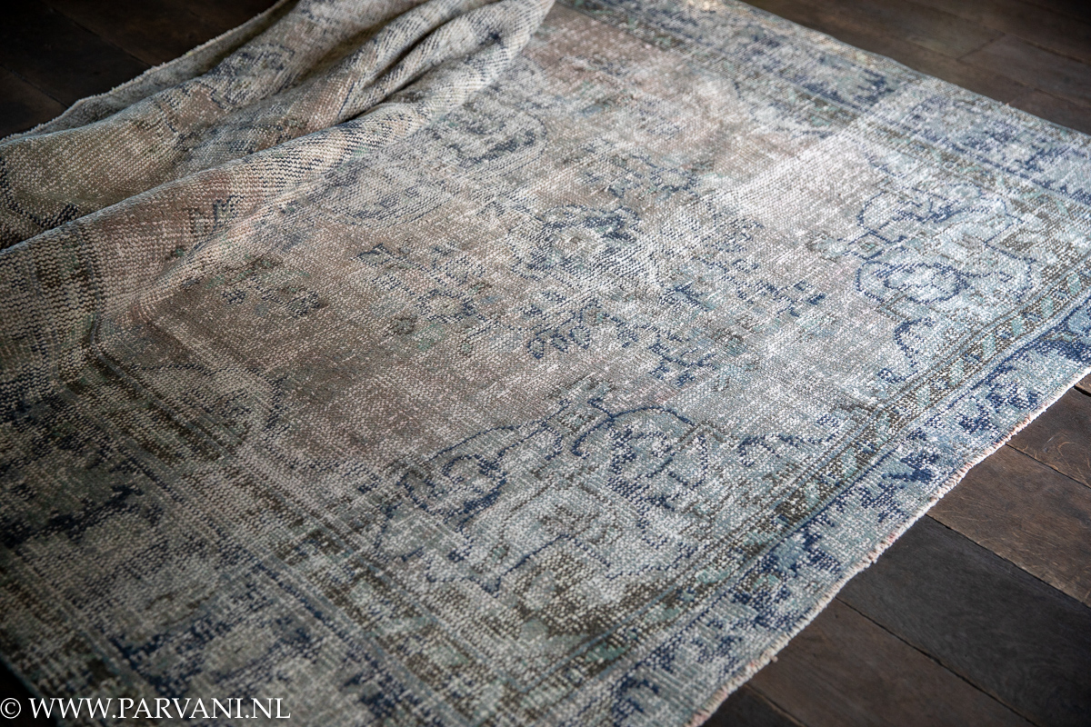 Dominant Voorouder weg te verspillen Vintage tapijt roze mauve ondergrond patroon donker groen en blauw | Parvani